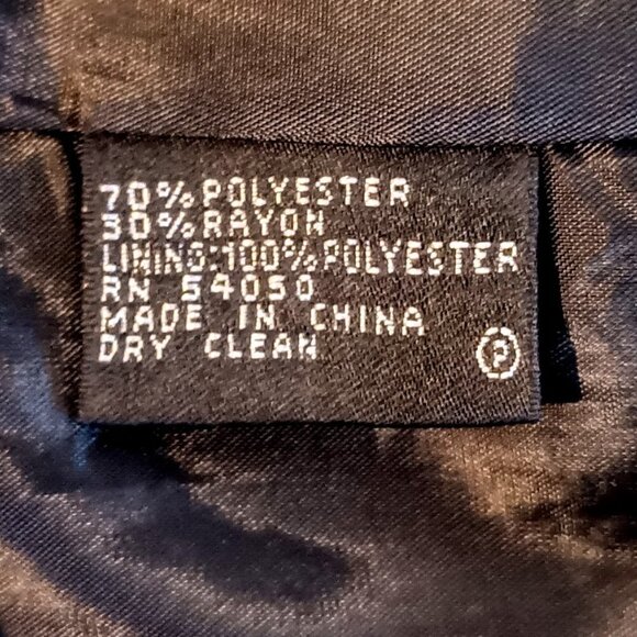 Kasper Black Grey White Horizontal Stripe Blazer - Picture 6 of 6